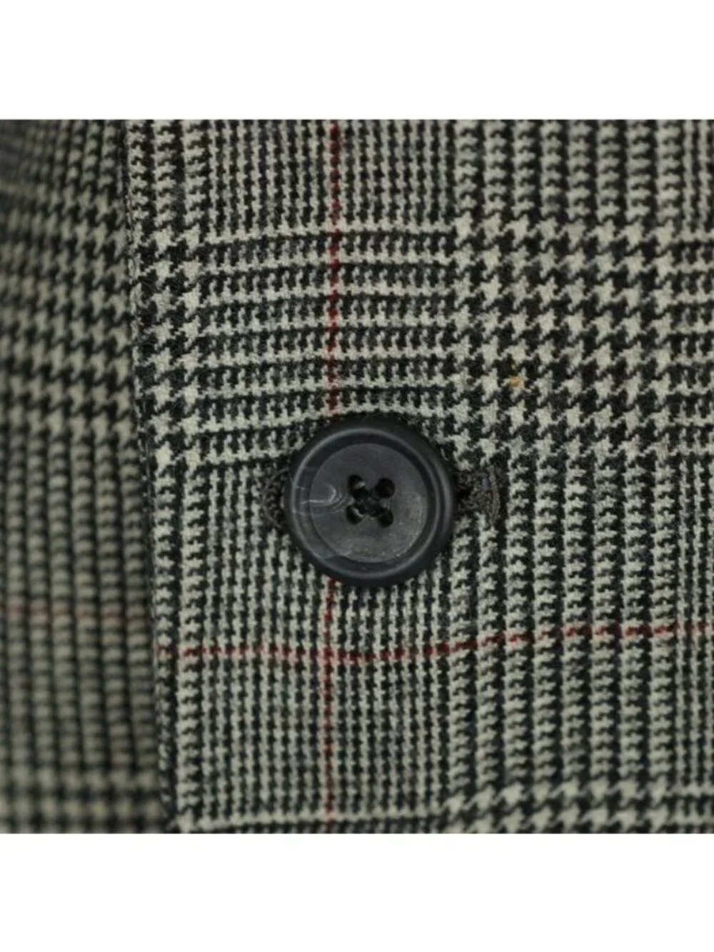 Brooks Brothers BrooksGate Men's 39R Gray Prince of Wales Plaid Wool Jacket